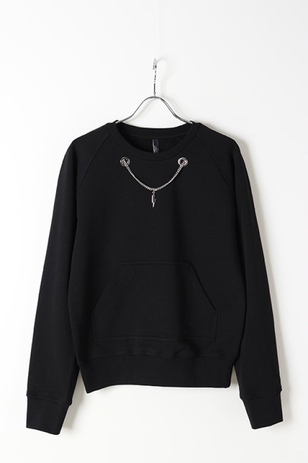 画像1: Neil Barrett ニールバレット NECKLACE CHAIN LIGHTWEIGHT SWEATSHIRT{PBJS595E-N508S-2012-BJS} (1)