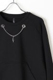 画像2: Neil Barrett ニールバレット NECKLACE CHAIN LIGHTWEIGHT SWEATSHIRT{PBJS595E-N508S-2012-BJS} (2)