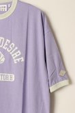 画像3: el conductorH コンダクター OVERSIZED TRIM T-SHIRT 'ROSE{-BDA} (3)