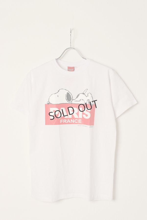 画像1: {SOLD}PEANUTS ピーナッツ スヌーピー ショートスリーブTシャツ{-BDS} (1)