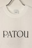 画像10: PATOU パトゥ オーガニックコットン パトゥロゴTシャツ{JE0299999001W-BDS} (10)