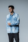 画像2: RESOUND CLOTHING リサウンドクロージング OVER DENIM shirts{-BDA} (2)