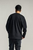 画像3: RESOUND CLOTHING リサウンドクロージング velours fleece thermal loose trainer{-BDA} (3)