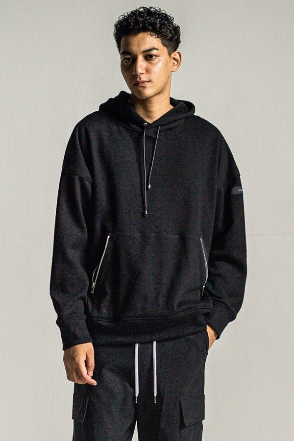 画像1: RESOUND CLOTHING リサウンドクロージング shaggy fleece thermal pullover hoodie{-BDA} (1)