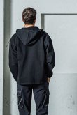 画像3: RESOUND CLOTHING リサウンドクロージング DENIM JERSEY coach hoodie{-BES} (3)