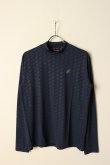 画像1: {SOLD}レザレクション｜Resurrection メンズ GMエンボスモックネックL/S{-BCA} (1)