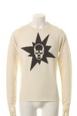 画像1: 【 50%OFF セール｜383,900円→191,950円】 lucien pellat-finet ルシアン ペラフィネ INTARSIA EXPLOSION SKULL（F）ROUND NECK{-AGA} (1)