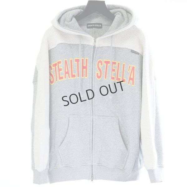 画像1: {SOLD}STEALTH STELL'A ステルス ステラ COLLEGE-HOODIE（GRAY）{-BBA} (1)