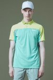 画像1: {SOLD}TFW49 ティーエフダブリューフォーティーナイン SIDE MESH POLO{-BDS} (1)