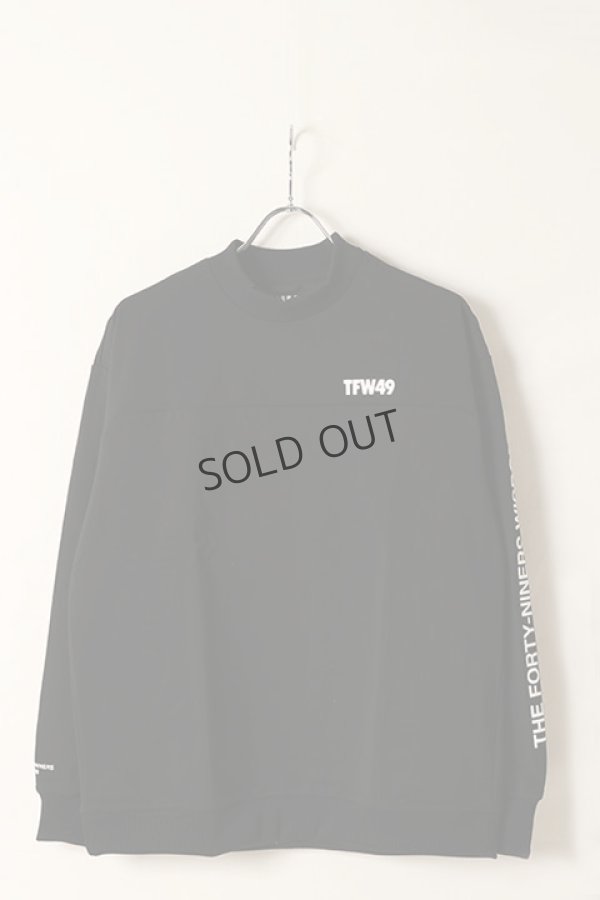 画像1: 【 20%OFF セール｜28,600円→22,880円】 TFW49 ティーエフダブリューフォーティーナイン THICK COLLAR CREW NECK PRINT LONG T{-BDS} (1)