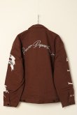 画像2: 【 20%OFF セール｜38,500円→30,800円】 TAIN DOUBLE PUSH タインダブルプッシュ EMBROIDERY WORK JACKET{-BBA} (2)