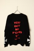 画像5: {SOLD}TAIN DOUBLE PUSH タインダブルプッシュ HEARTBREAK WAFFLE CREW NECK{-BCA} (5)