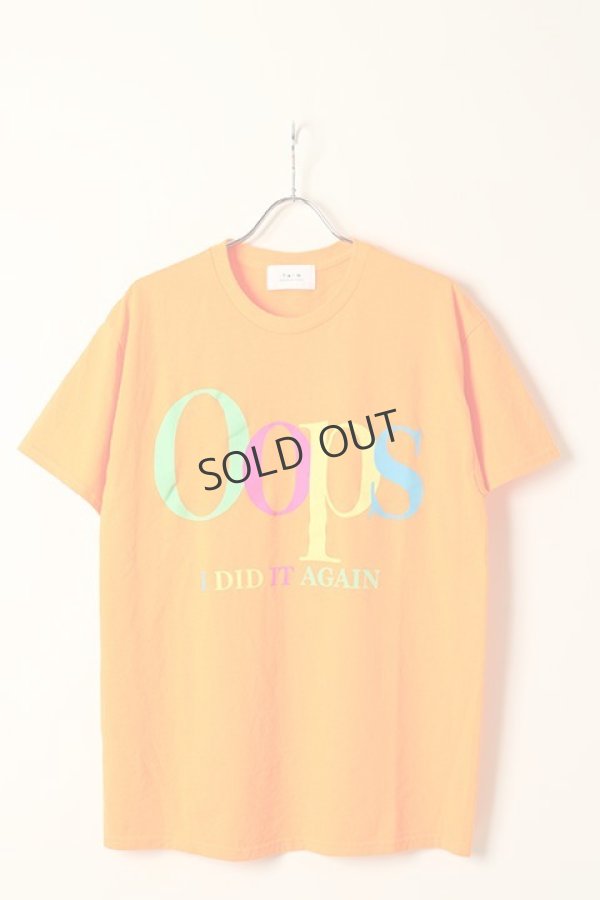 画像1: {SOLD}TAIN DOUBLE PUSH タインダブルプッシュ OOPS SHORT SLEEVE T-SHIRTS{-BCS} (1)