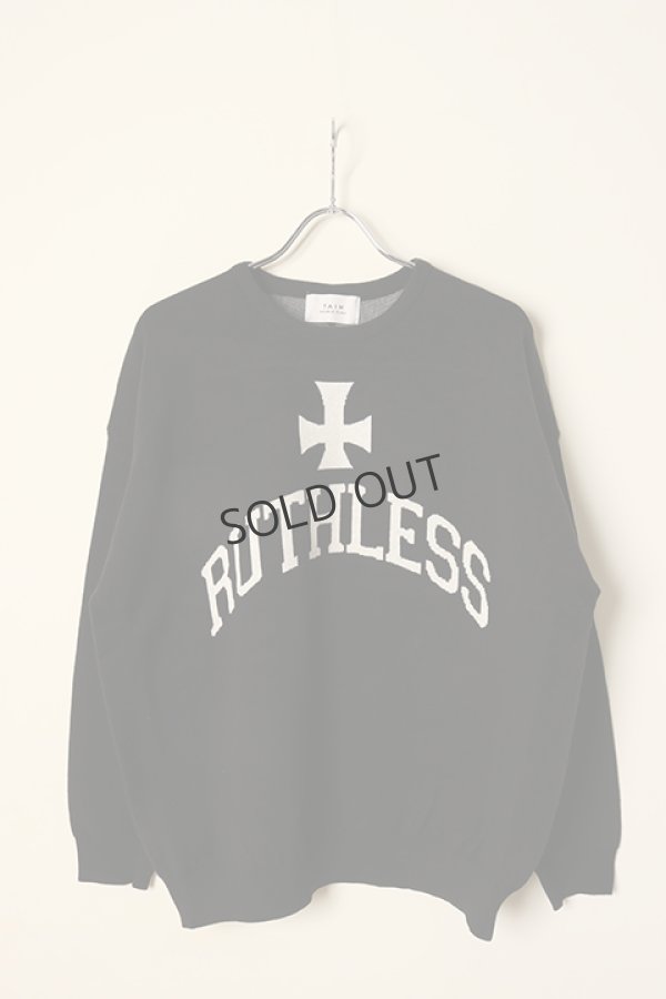 画像1: {SOLD}TAIN DOUBLE PUSH タインダブルプッシュ RUTHLESS KNIT CREW NECK{-BCA} (1)