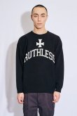 画像7: {SOLD}TAIN DOUBLE PUSH タインダブルプッシュ RUTHLESS KNIT CREW NECK{-BCA} (7)