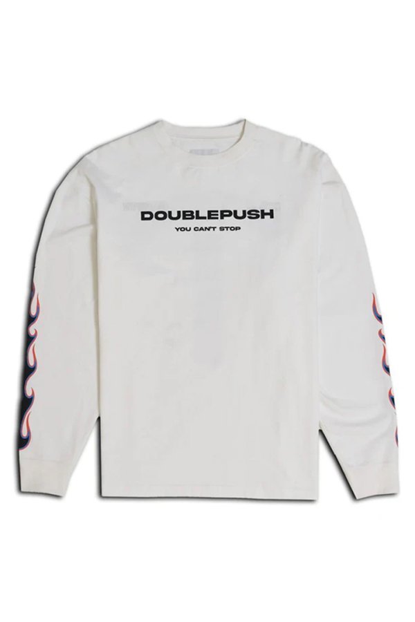 画像1: TAIN DOUBLE PUSH タインダブルプッシュ DOUBLE PUSH LONG SLEEVE T-SHIRTS{-BES} (1)