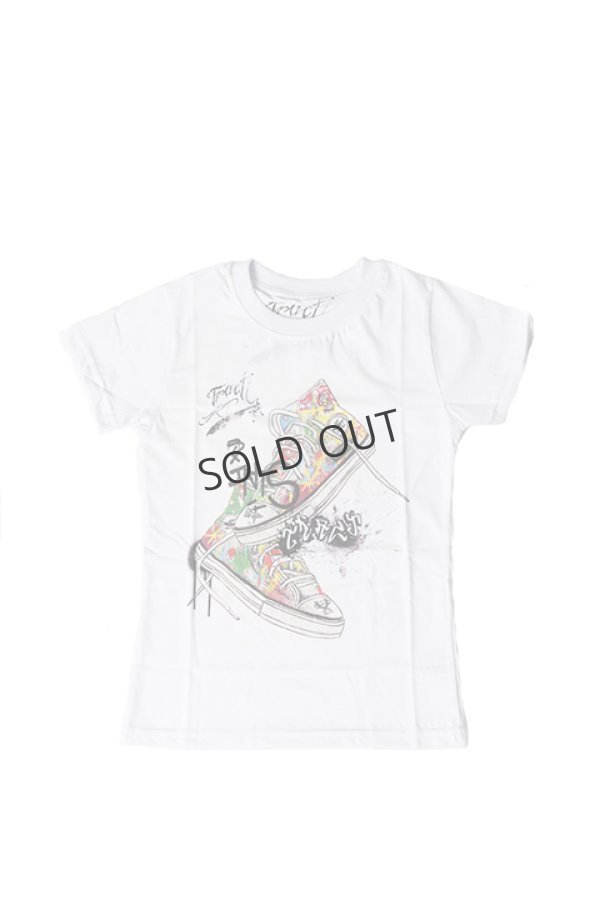 画像1: {SOLD}★KIDS/BABY★ Tract トラクト SNEAKERS T-SHIRT{-BJS} (1)