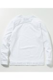 画像10: 1piu1uguale3 RELAX ウノピゥウノウグァーレトレ リラックス ヘム刺繍ロゴロングTシャツ{-BES} (10)