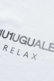 画像15: 1piu1uguale3 RELAX ウノピゥウノウグァーレトレ リラックス ラインストーンバックサイドロゴ半袖Tシャツ{-BES} (15)