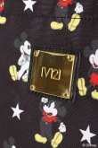 画像4: {SOLD}V12 ヴィ・トゥエルヴ MICKEY / S/M STAR CART BAG{V122215-BG16-BLK-BBS} (4)