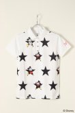 画像1: {SOLD}V12 ヴィ・トゥエルヴ MICKEY / STAR POLO（レディース）{V122215-CT39-WHT-BBS} (1)