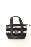 画像1: {SOLD}V12 ヴィ・トゥエルヴ LOGO TAPE CART BAG{V122220-BG09-BLK-BBA} (1)