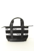 画像2: {SOLD}V12 ヴィ・トゥエルヴ LOGO TAPE CART BAG{V122220-BG09-BLK-BBA} (2)