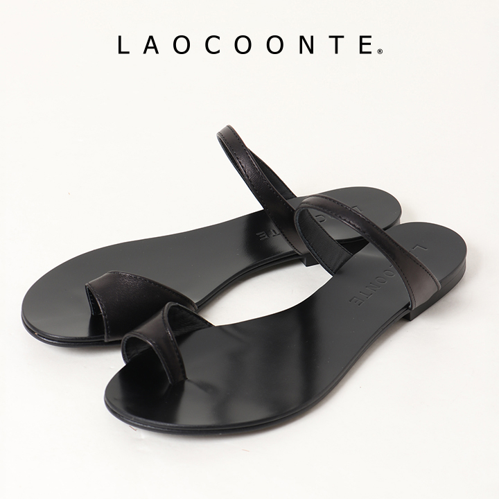 【最新品安い】【LAOCOONTE/ラオコンテ】Alice Silky フラットサンダル　37 靴