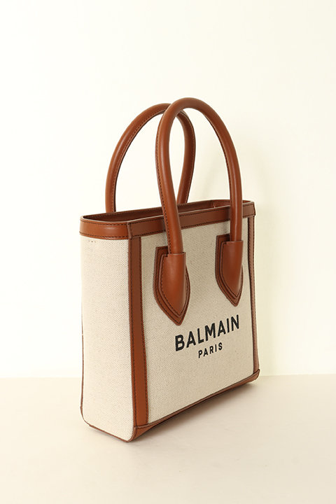 SOLD}BALMAIN バルマン BF1 BAG B-ARMY SHOPPER 24{12FA660TCFN-GEM