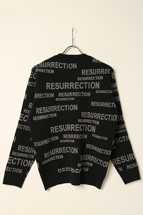 SOLD}レザレクション｜Resurrection Many logos Sweater / メニーロゴ