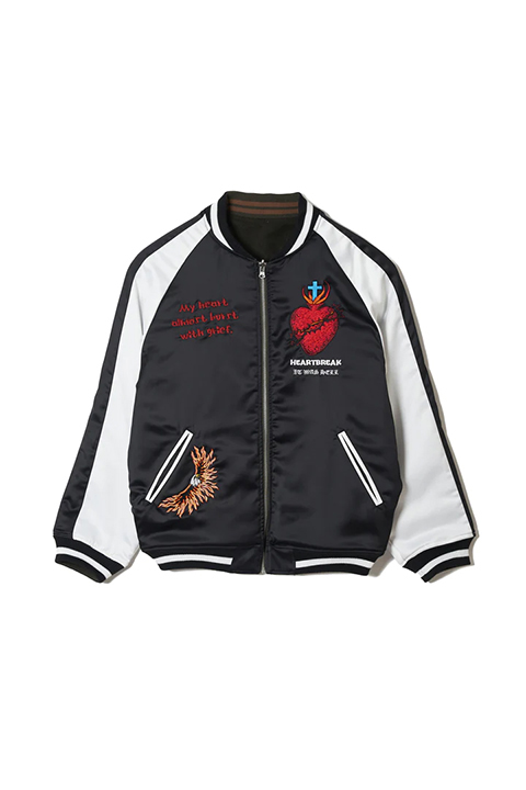MAYO メイヨー MAYO FIRE Embroidery Reversible Souvenir Jacket