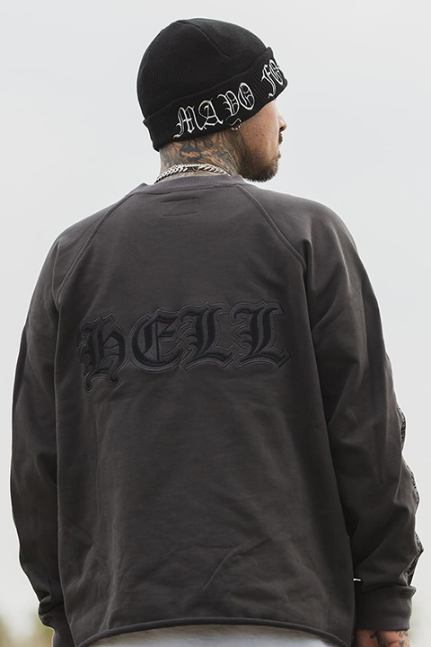 SOLD}MAYO メイヨー MAYO HEAVEN&HELL Embroidery Crew neck{-BCA