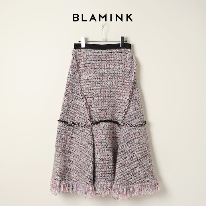 blamink ブラミンク ツイード スカート( ドゥロワー エブール デパリエ ...