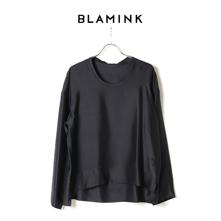 シャツ/ブラウス(半袖/袖なし)BLAMINK ブラミンク シルクブラウス