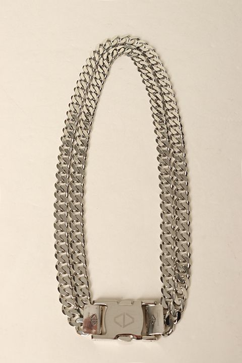 SOLD}ACUOD by CHANU アクオド バイ チャヌ 2CHAIN BUCKLE NECKLACE 