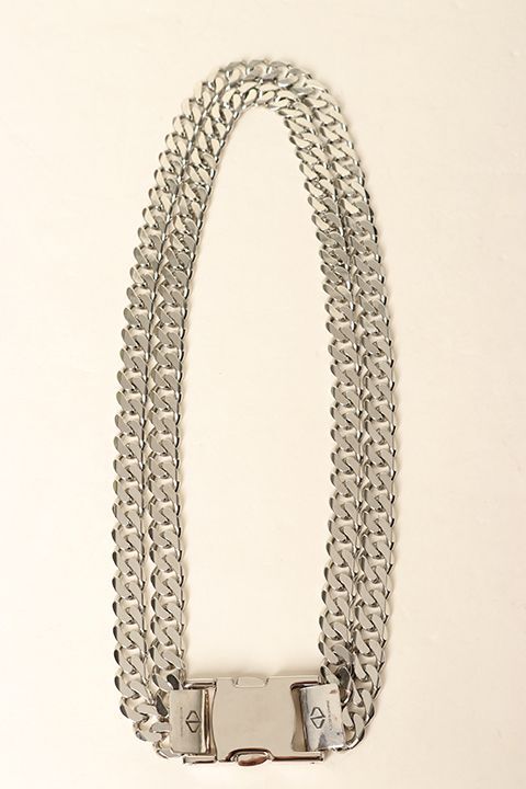 SOLD}ACUOD by CHANU アクオド バイ チャヌ 2CHAIN BUCKLE NECKLACE