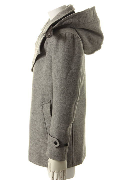 VADEL バデル cashmere melton vintage hooded pea coat{-AEA} - underbar