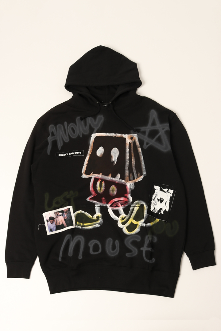 guernika ゲルニカ Paint Hoodie{-BDA} - underbar