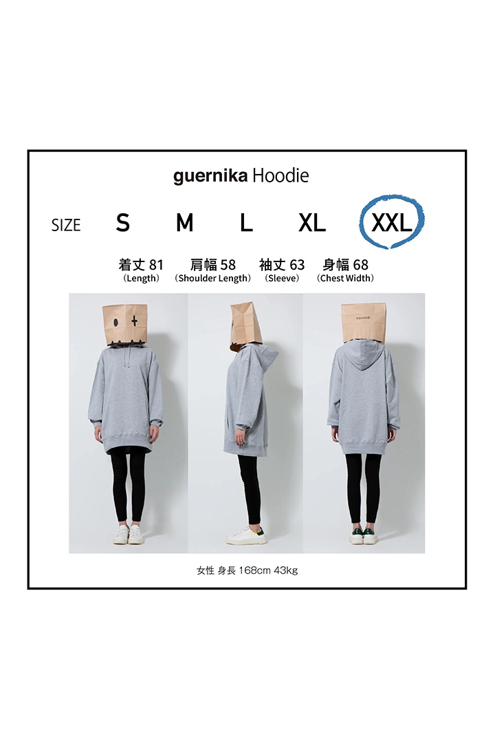 guernika ゲルニカ Paint Hoodie{-BDA} - underbar