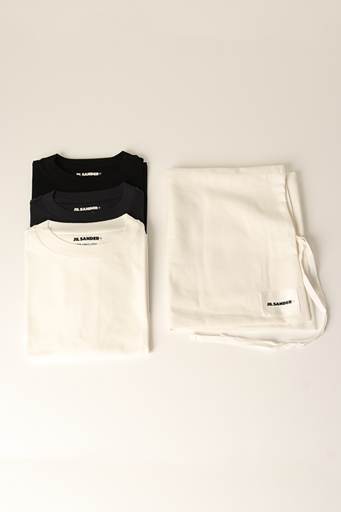 JIL SANDER ジルサンダー T-SHIRT CN SS 3枚パック{J47GC0001-JTN254