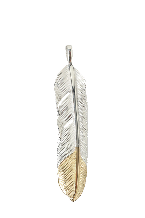 鷲見太郎 M flight feather K18 top 02-